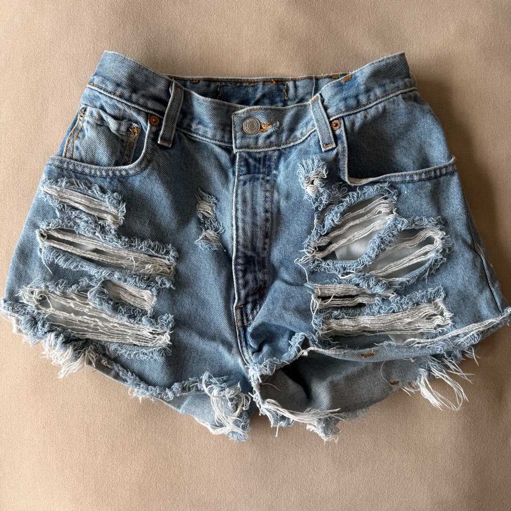Levi's High Rise Jean Shorts